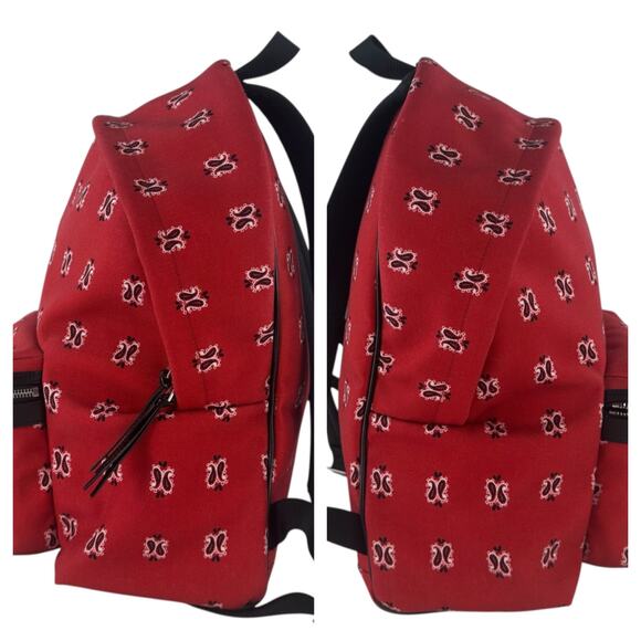 Saint Laurent Paisley City Backpack - Picture 3 of 8